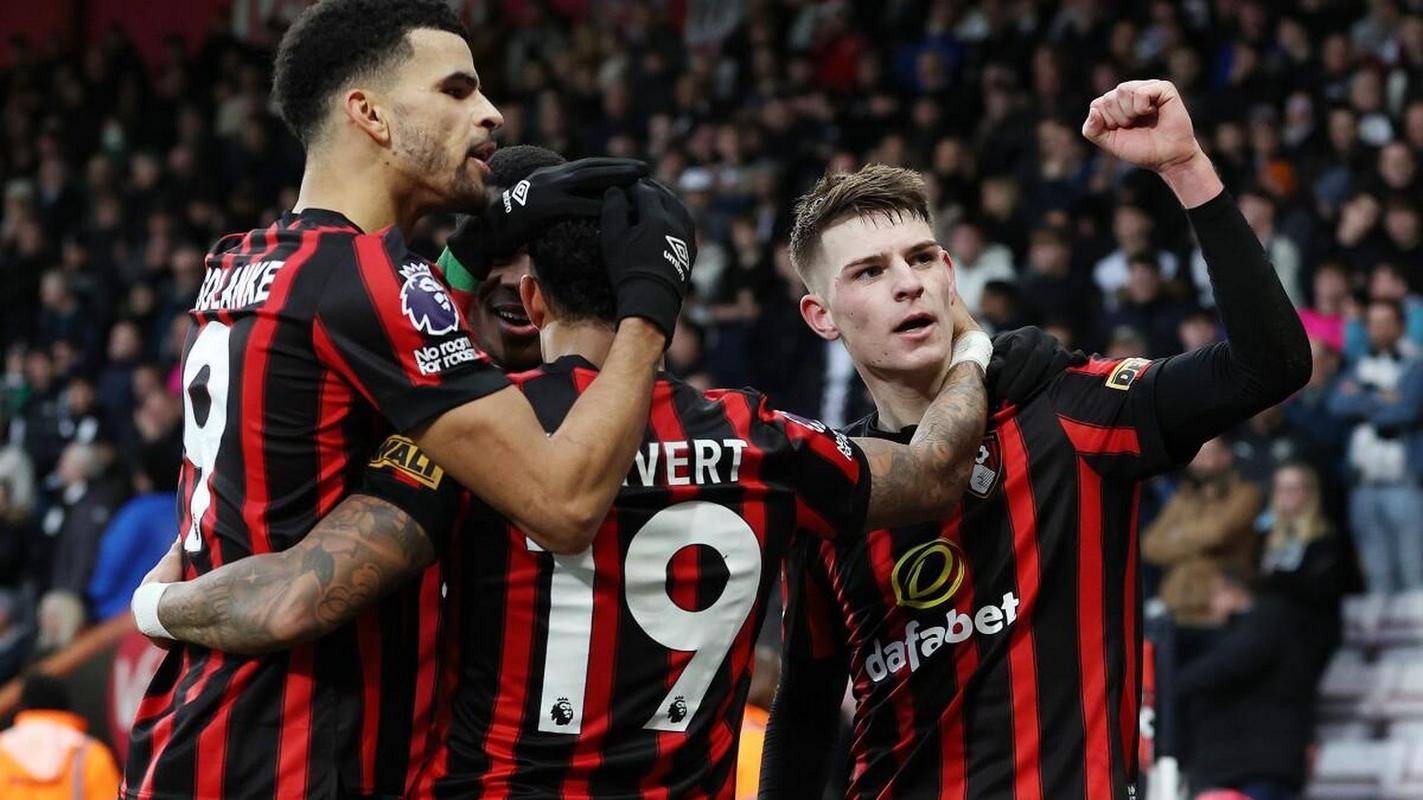 伯恩茅斯主场取胜埃弗顿，保持上升趋势